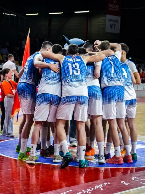 KK Podgorica Bemax — tim okupljen prije utakmice