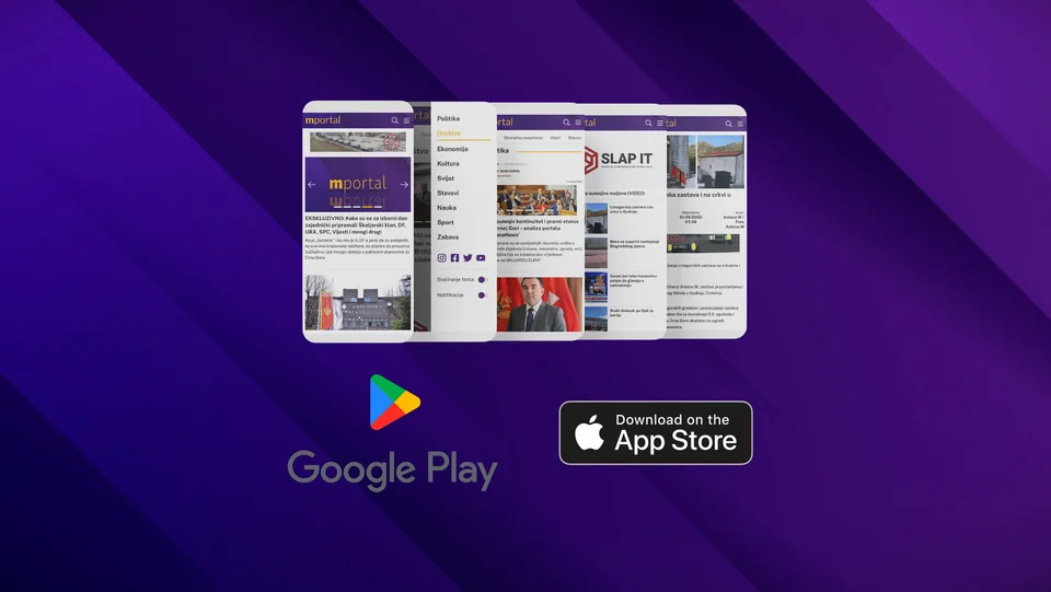 M portal — naslovna Facebook stranica sa web portalom i mobilnim aplikacijama