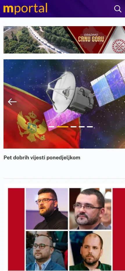 M portal — mobilna aplikacija