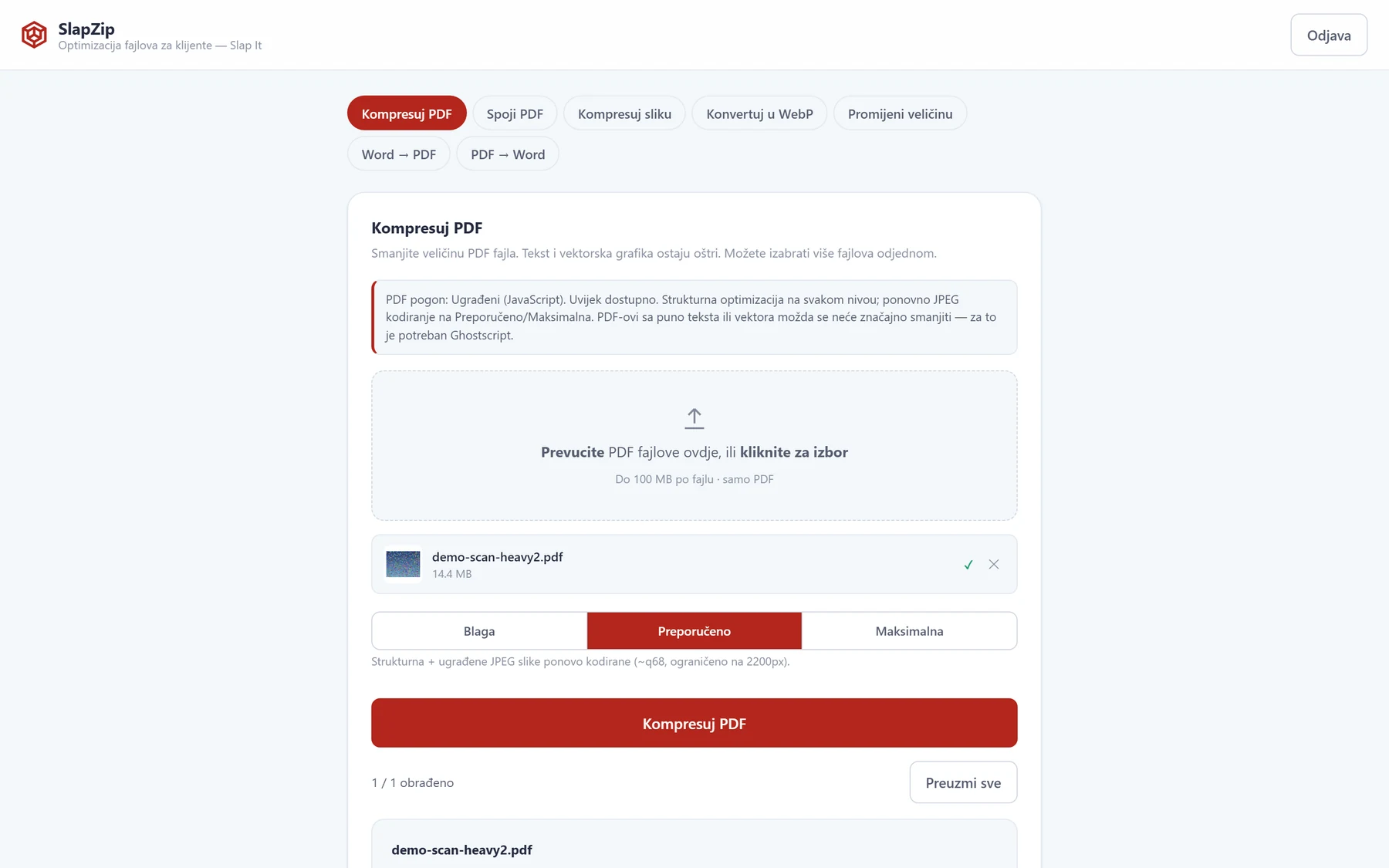 SlapZip — sedam alata za obradu fajlova na jednom mjestu